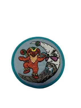Grateful Dead Dancing Bear n Moon patch